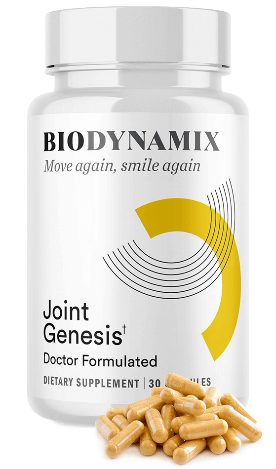 Joint Genesis bottle with capsules
