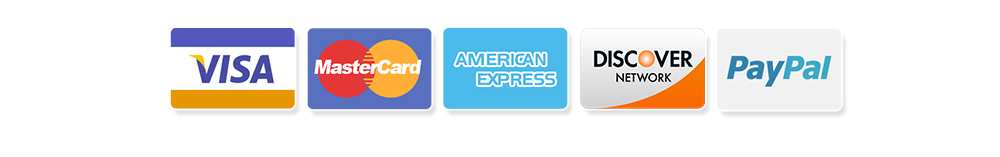 Accepted credit cards